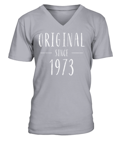 Original since 1973 distressed - Born in 1973 Men's V-Neck T-shirt