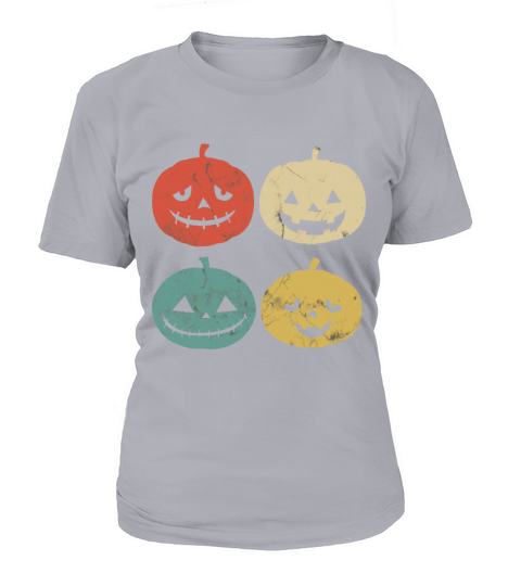 Vintage Pumpkin T Shirt Funny Pumpkin Halloween Gi Women's T-Shirt