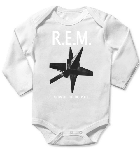 R.E.M. Automatic For The People T-Shirt Long Sleeve Baby One-Piece