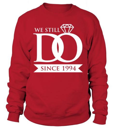 25th Wedding Anniversary Gift for Married In 1994 Men's Sweatshirt