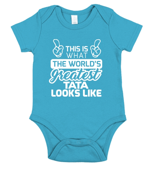 Best Tata Ever Worlds Greatest Tata Short Sleeve Baby One-Piece