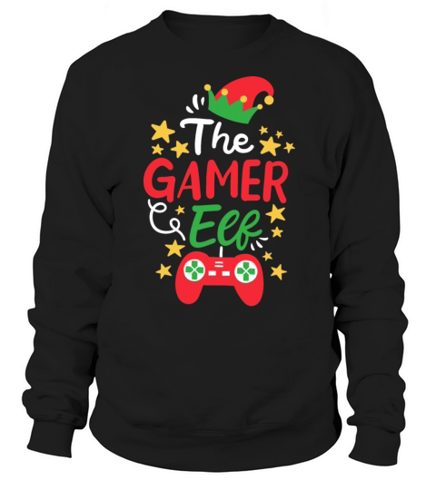 Gamer Elf Christmas Women's Sweatshirt