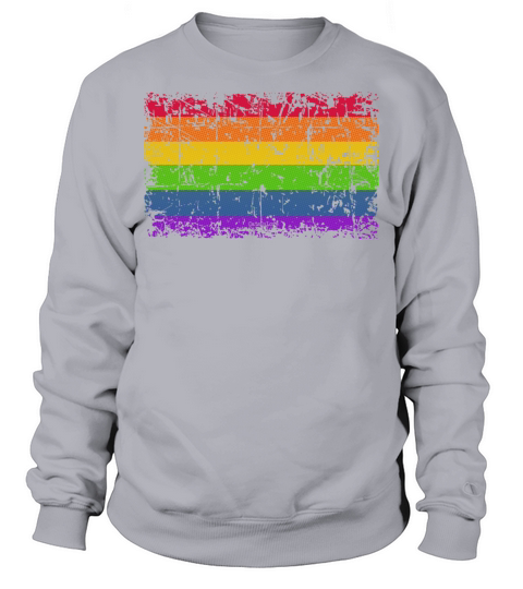 Rainbow Flag Vintage Men's Sweatshirt