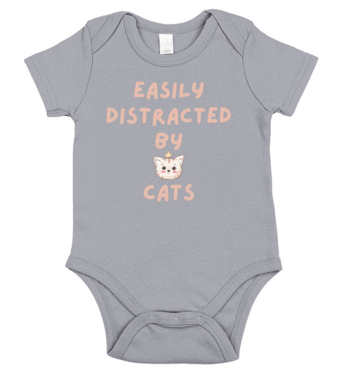 Cats Short Sleeve Baby One-Piece