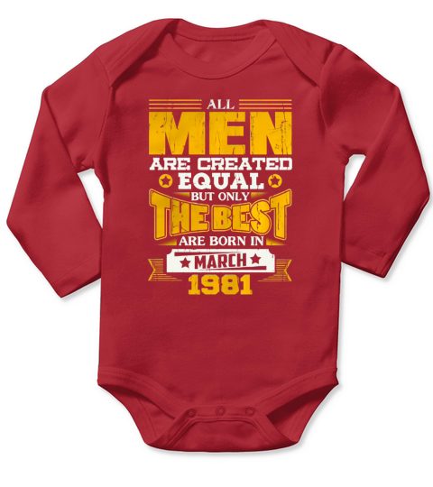 1981-March Long Sleeve Baby One-Piece