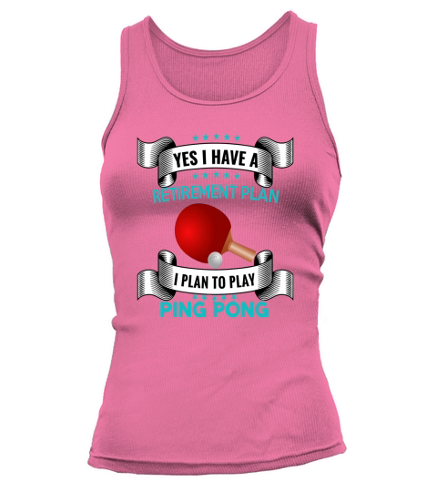 Ping Pong T-Shirt Table Tennis Apparel Fun Retirement Tee 3d Tank top Woman