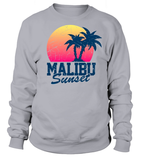 Vintage Malibu Sunset used Women's Sweatshirt