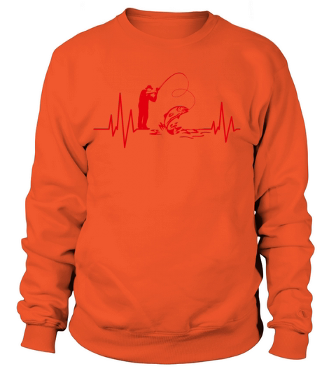 Fishing Heartbeat EKG Best Gift for Fisherman Fly Women's Sweatshirt