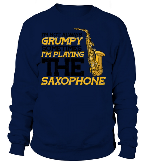 Saxophone Jazz Music Player Saxophonist Women's Sweatshirt