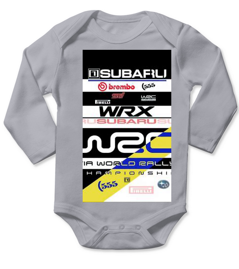 Subaru Rally 555 - iPhone 8 Plus Long Sleeve Baby One-Piece