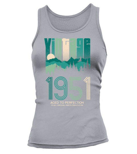 Vintage 1951 Birthday Born in 51 Retro Tank top Woman