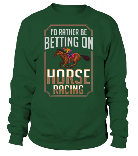Horse Racing Race Track Number Derby Women's Sweatshirt
