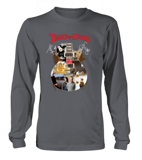 Tears for Fears guitar signatures shirt Women's Long Sleeve