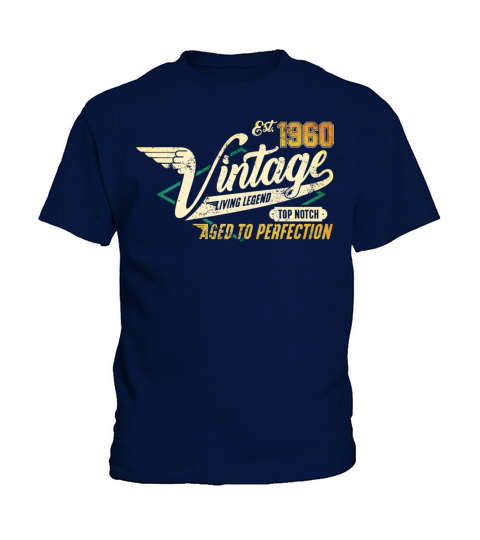 Vintage 1960 birthday gifts Born 60 Bday Gift Kids T-Shirt