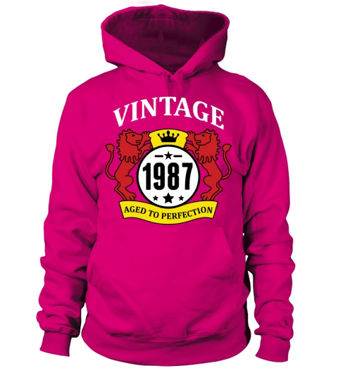 Vintage 1987 Aged to Perfection Men's Hoodie