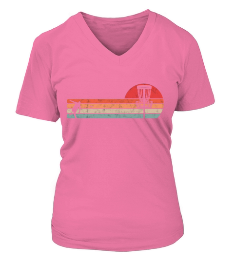 Discgolf Player Disk Golf Vintage Women's V-Neck T-shirt