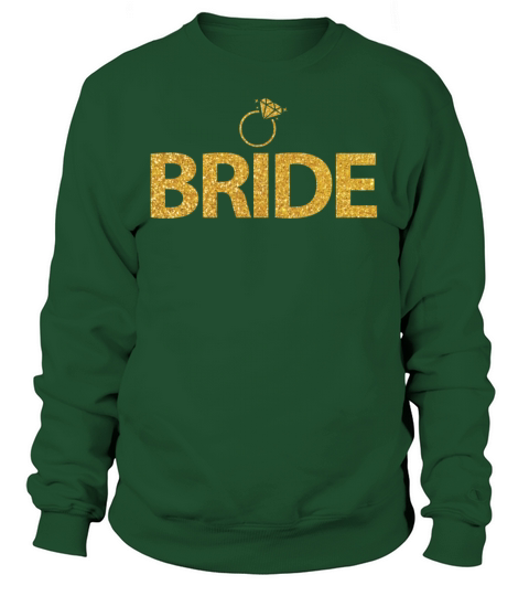 Bride With Ring Golden Women's Sweatshirt