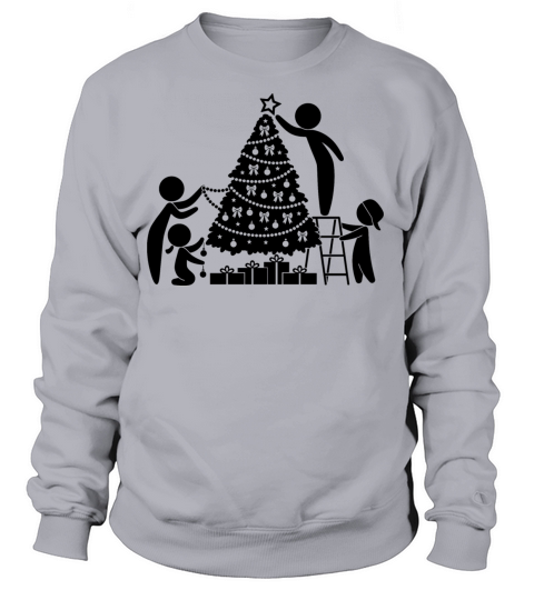 Family Under The Christmas Tree Women's Sweatshirt