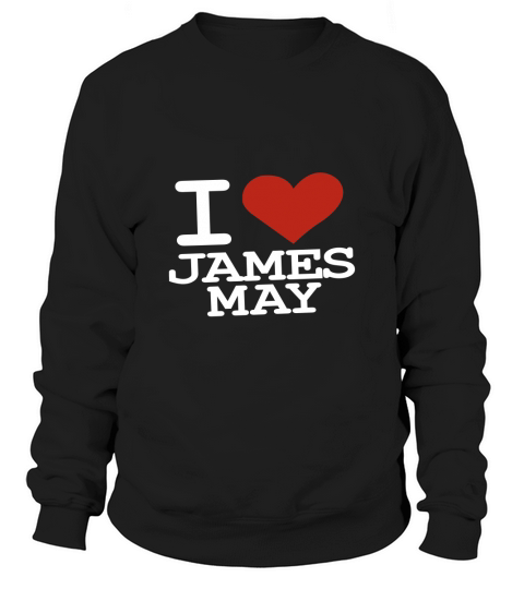 I Love James May Red Heart Sweatshirt Unisex