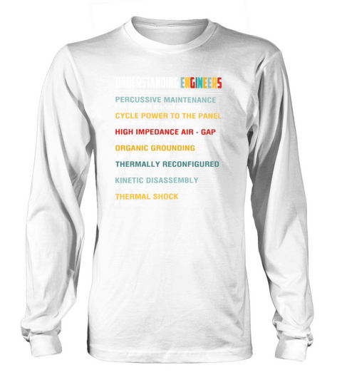Understanding Engineers Percussive Maintenance Women's Long Sleeve