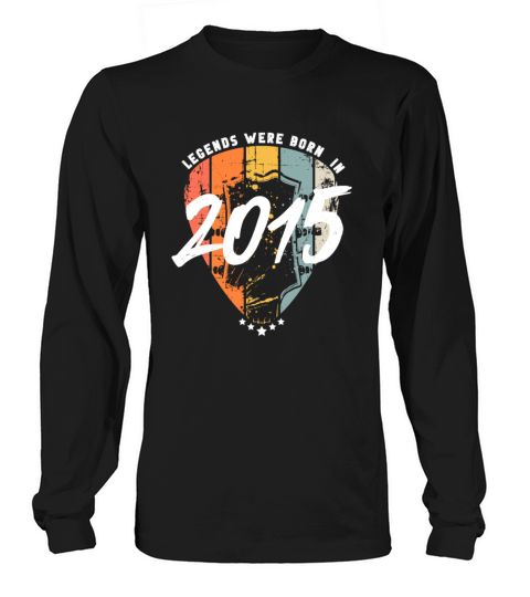 2015 Birthday Guitar Player Vintage Men's Long Sleeve