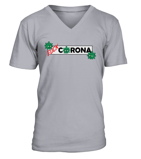 Fuck Corona Men's V-Neck T-shirt