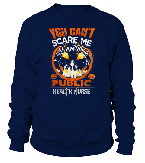 Public health nurse broom halloween Women's Sweatshirt