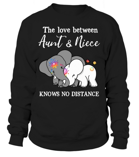 the love batween aunt and niece knows no distance Women's Sweatshirt