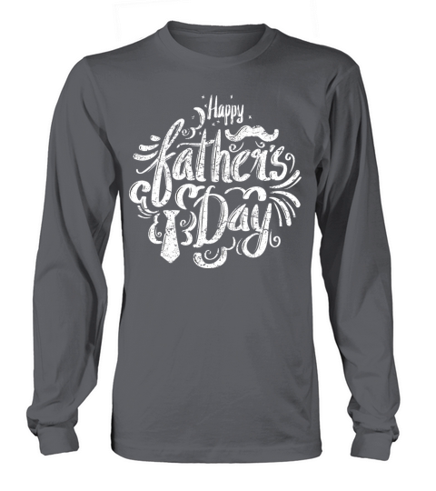 Happy Fathers Day Gift Present for Dad Father Men's Long Sleeve