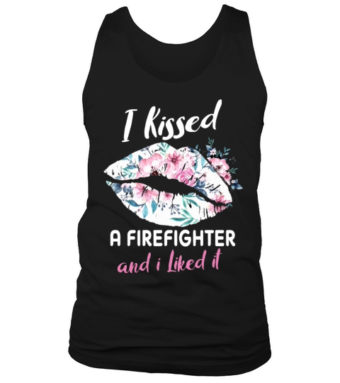 I kissed a firefighter and I liked it firefighter Men's Tank Top