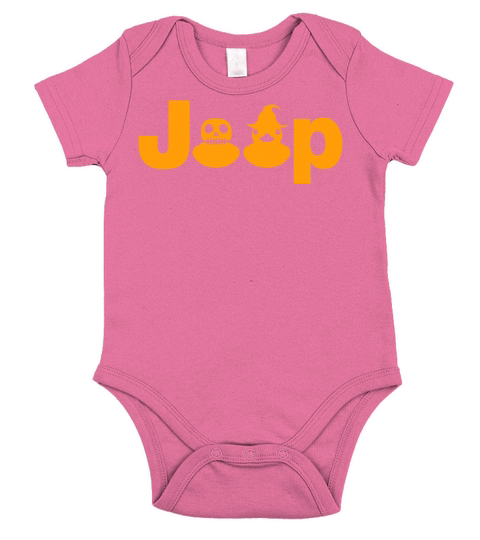 Duck Duck Jeep Halloween Short Sleeve Baby One-Piece