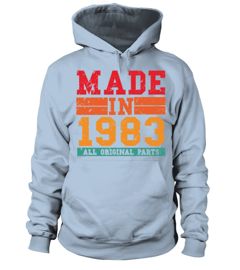 1983 Birthday Vintage Saying Women's Hoodie