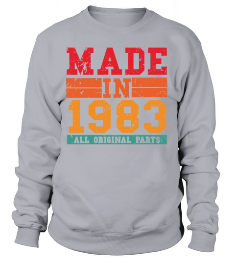 1983 Birthday Vintage Saying Women's Sweatshirt