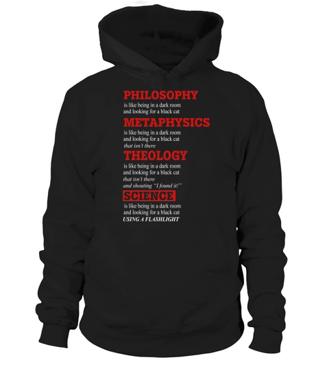 Funny Philosophy Metaphysics Theology Science Nerd Hoodie Unisex
