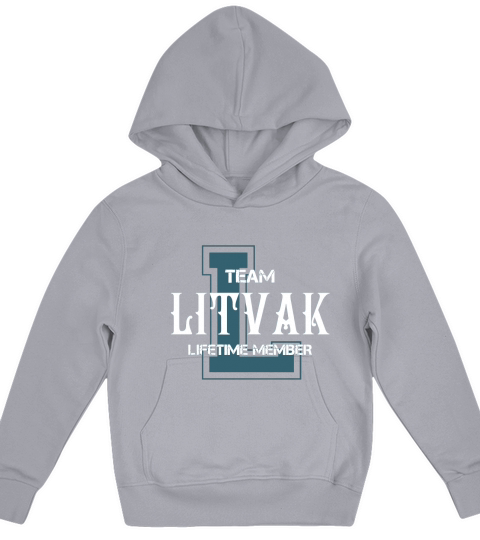 LITVAK Shirts - Team LITVAK Lifetime Member Name Shirts Kids Hoodie