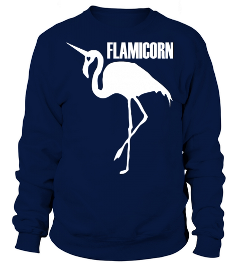 flamingo unicorn hybrid creature hybrids white Women's Sweatshirt