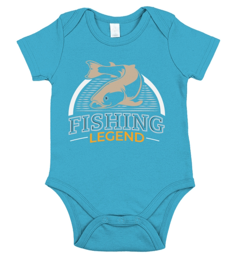 Fishing Legend Short Sleeve Baby One-Piece