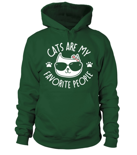 Cats Are My Favorite People Women's Hoodie