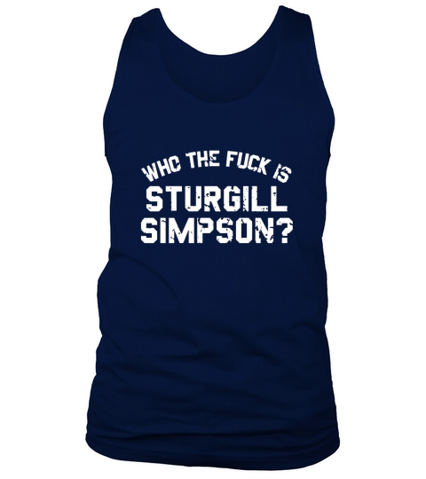 Sturgill Simpson Merch Who The FCk T-Shirt Tank Top Unisex