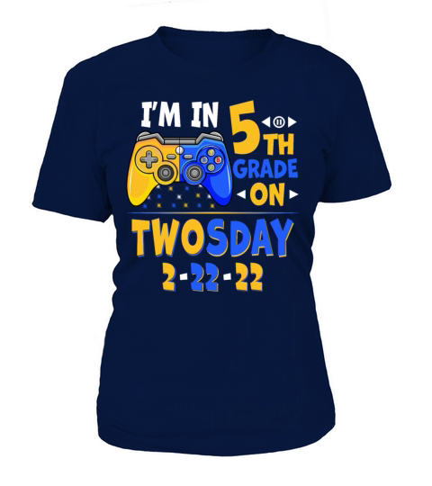 Im in 5th Grade On Twosday Video Games T-Shirt Woman