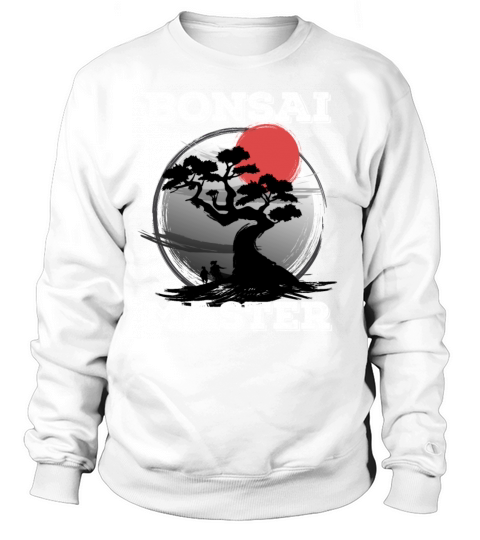 Bonsai Master Tree Sunset Miniature Plants Trees Women's Sweatshirt