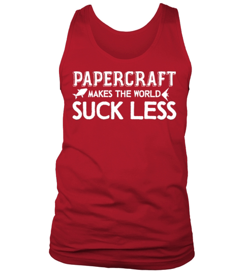Papercraft Joke Origami Artwork Paper Cardmaking Tank Top Unisex