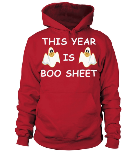 This Year Is Boo Sheet Funny Ghost Boo Halloween Women's Hoodie