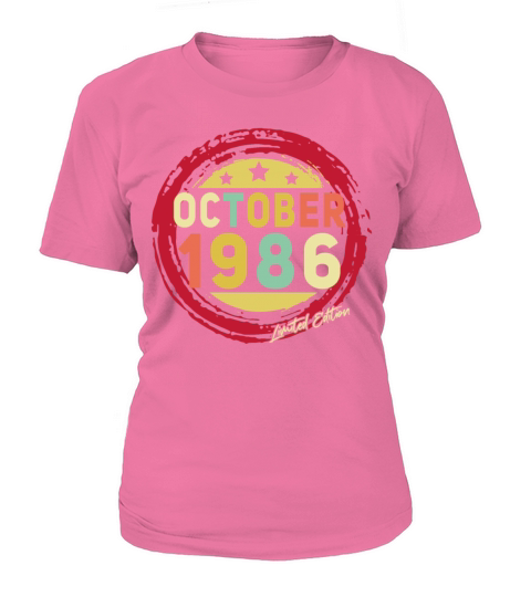 Born October 1986 Vintage Gift Women's T-Shirt