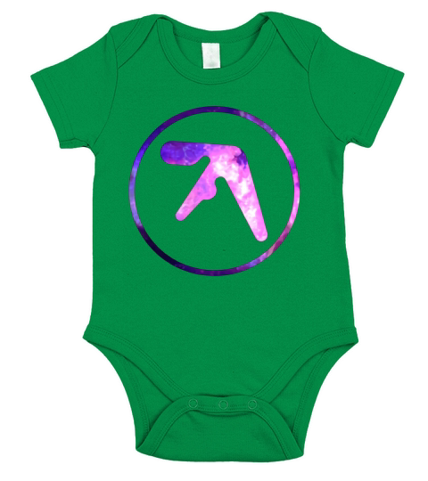 Aphex Twin Logo Galaxy Short Sleeve Baby One-Piece