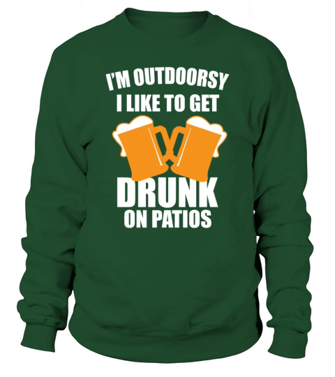 Alcohol drinking beer outside beer garden gifts Women's Sweatshirt