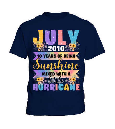 July 2010 10 Years Of Being Sunshine Kids T-Shirt