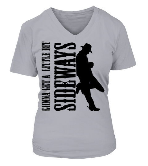 Gonna Get a Little Bit Sideways Women's V-Neck T-shirt