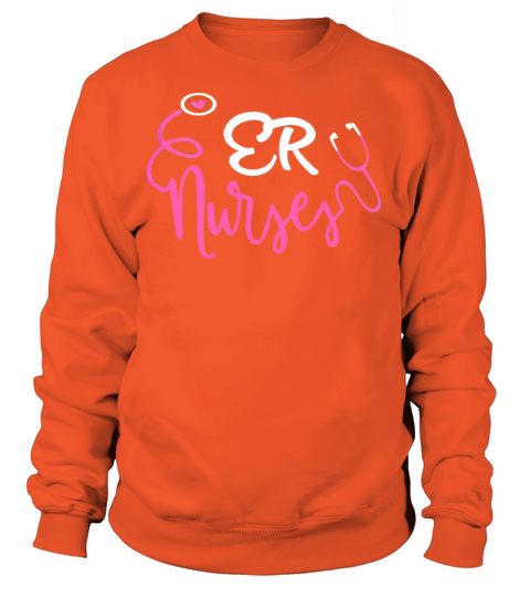 Emergency Department Nurse Stethoscope Funny ER Women's Sweatshirt