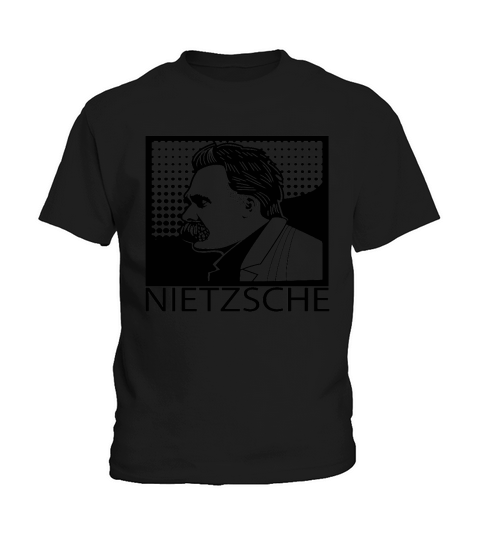 Friedrich Nietzsche T-Shirt Philosopher Philosophy Tee Kids T-Shirt